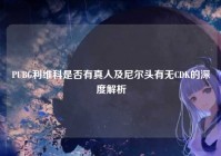 PUBG利维科是否有真人及尼尔头有无CDK的深度解析