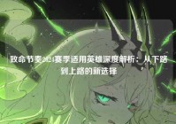 致命节奏2024赛季适用英雄深度解析：从下路到上路的新选择