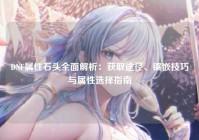 DNF属性石头全面解析：获取途径、镶嵌技巧与属性选择指南