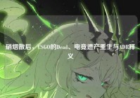 硝烟散后，CSGO的Dead、电竞遗产重生与ADR释义