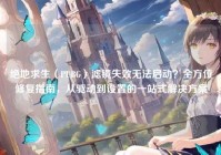 绝地求生（PUBG）滤镜失效无法启动？全方位修复指南，从驱动到设置的一站式解决方案