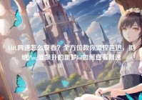 LOL网速怎么查看？全方位教你监控延迟，拒绝Ping值飙升的噩梦lol如何查看网速
