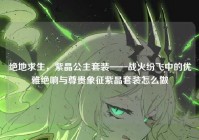 绝地求生，紫晶公主套装——战火纷飞中的优雅绝响与尊贵象征紫晶套装怎么做