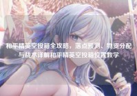 和平精英空投箱全攻略，落点预测、物资分配与战术详解和平精英空投箱位置教学