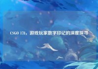 CSGO 178，游戏玩家数字印记的深度探寻