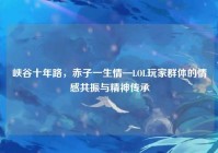 峡谷十年路，赤子一生情—LOL玩家群体的情感共振与精神传承