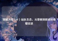 穿越火线（CF）站队生态，从草根到职业的荣耀征途