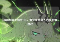 探秘加拿大综艺LOL，魁北克喜剧人的踩地雷挑战