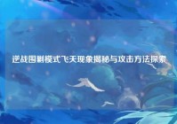 逆战围剿模式飞天现象揭秘与攻击方法探索