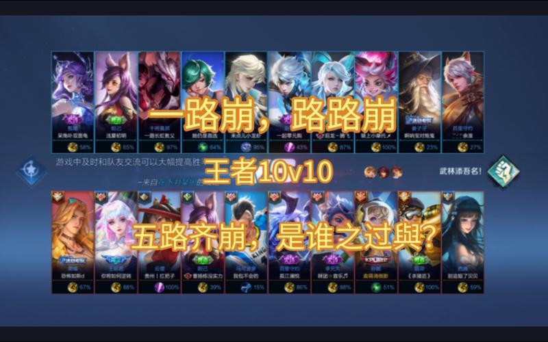 王者荣耀KING OF GLORY6-10用什么阵容？大神推荐！