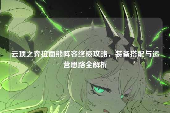 云顶之弈拉面熊阵容终极攻略，装备搭配与运营思路全解析