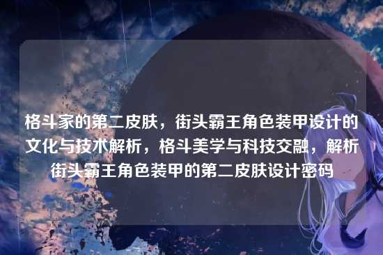 格斗家的第二皮肤,街头霸王角色装甲设计的文化与技术解析,格斗美学与科技交融,解析街头霸王角色装甲的第二皮肤设计密码