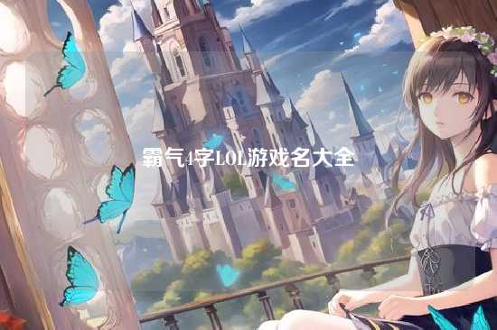 霸气4字LOL游戏名大全