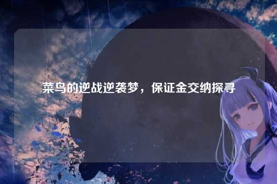 菜鸟的逆战逆袭梦,保证金交纳探寻