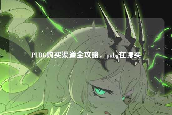 PUBG购买渠道全攻略，pubg在哪买