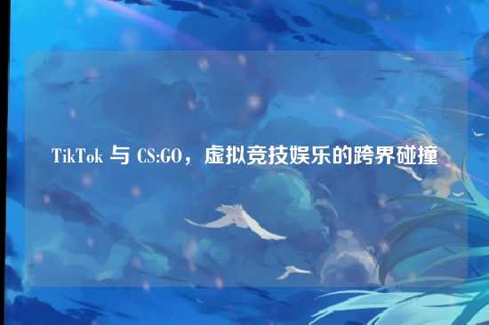 TikTok 与 CS:GO，虚拟竞技娱乐的跨界碰撞