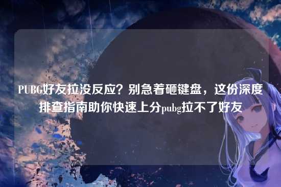 PUBG好友拉没反应?别急着砸键盘,这份深度排查指南助你快速上分pubg拉不了好友