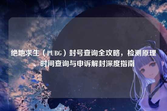 绝地求生（PUBG）封号查询全攻略，检测原理、时间查询与申诉解封深度指南