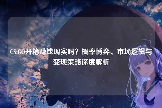 CS:GO开箱赚钱现实吗？概率博弈、市场逻辑与变现策略深度解析