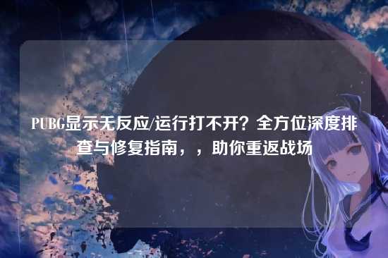 PUBG显示无反应/运行打不开？全方位深度排查与修复指南，，助你重返战场