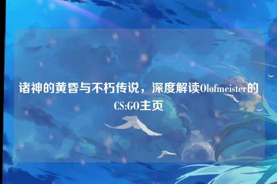 诸神的黄昏与不朽传说，深度解读Olofmeister的CS:GO主页
