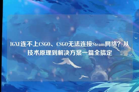 IGXE连不上CSGO、CSGO无法连接Steam网络？从技术原理到解决方案一篇全搞定