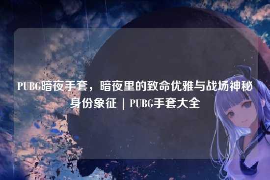 PUBG暗夜手套，暗夜里的致命优雅与战场神秘身份象征 | PUBG手套大全