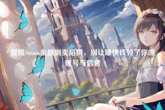 警惕Steam余额倒卖陷阱,别让赚快钱毁了你的账号与信誉