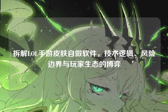 拆解LOL手游皮肤自做软件，技术逻辑、风险边界与玩家生态的博弈