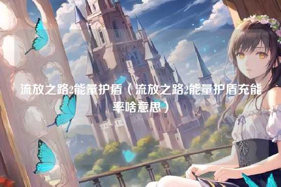 流放之路2能量护盾（流放之路2能量护盾充能率啥意思）